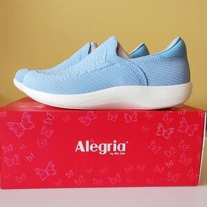 Brand NEW Alegria Women's Steadie Baby Blue Slip-ons